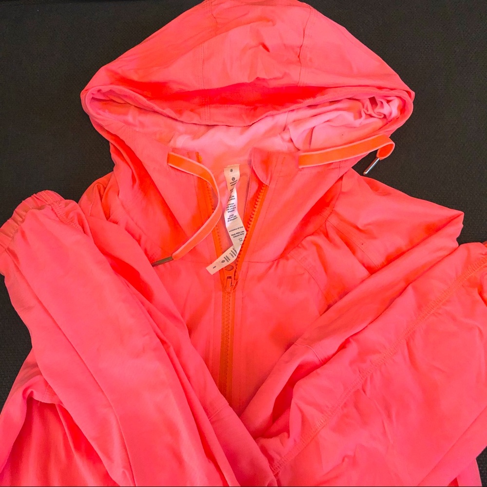 Gorgeous Lululemon Neon Orange Hoodie